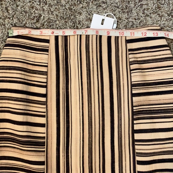 NWT CMEO Collective Making Time Black + Sand Skirt - Picture 7 of 8
